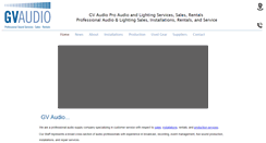 Desktop Screenshot of gvaudio.ca