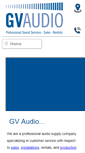 Mobile Screenshot of gvaudio.ca
