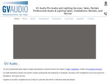 Tablet Screenshot of gvaudio.ca